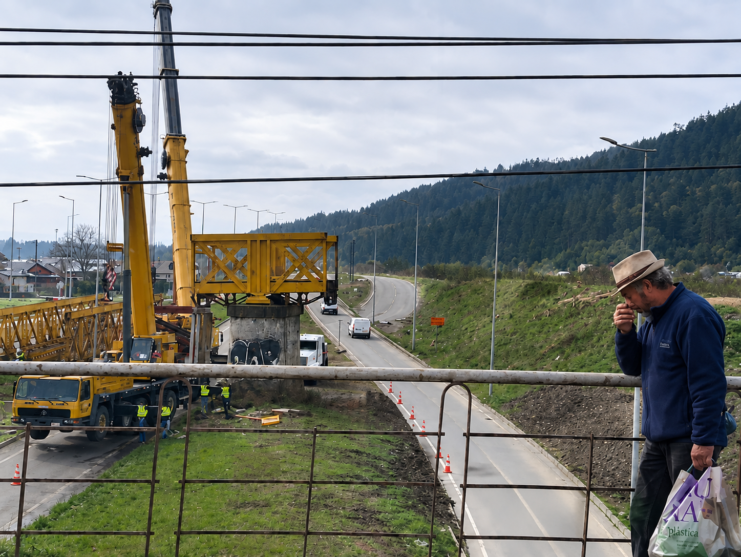 Obras Puente Ferroviario Cautín Temuco Padre Las Casas